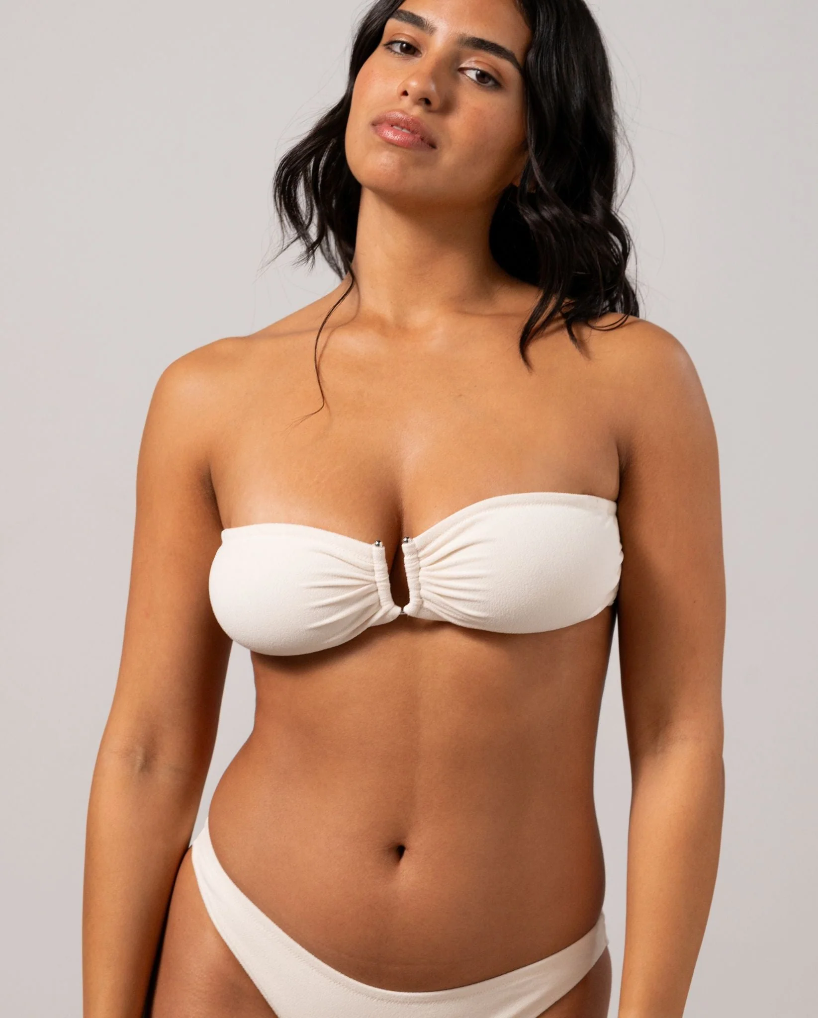 Bandeau Bikini Top Cream - Image 3