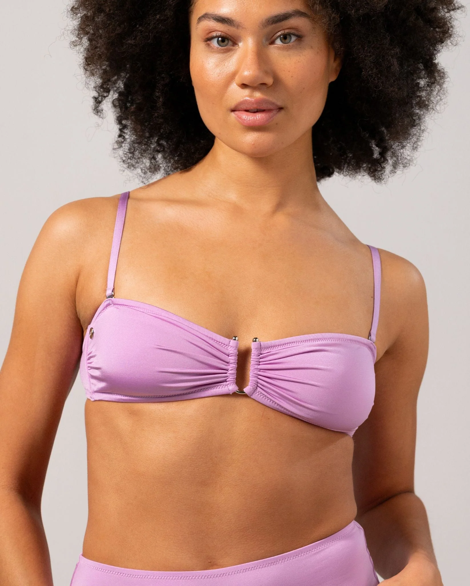 Bandeau Bikini Top Lavender - Image 4