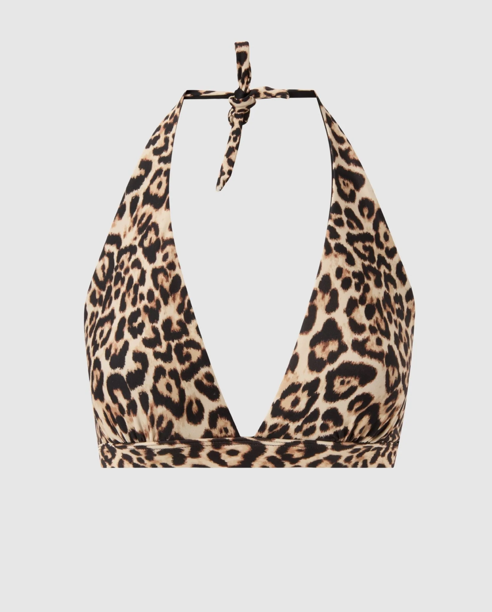 Halter Bikini Top Leopard - Image 2