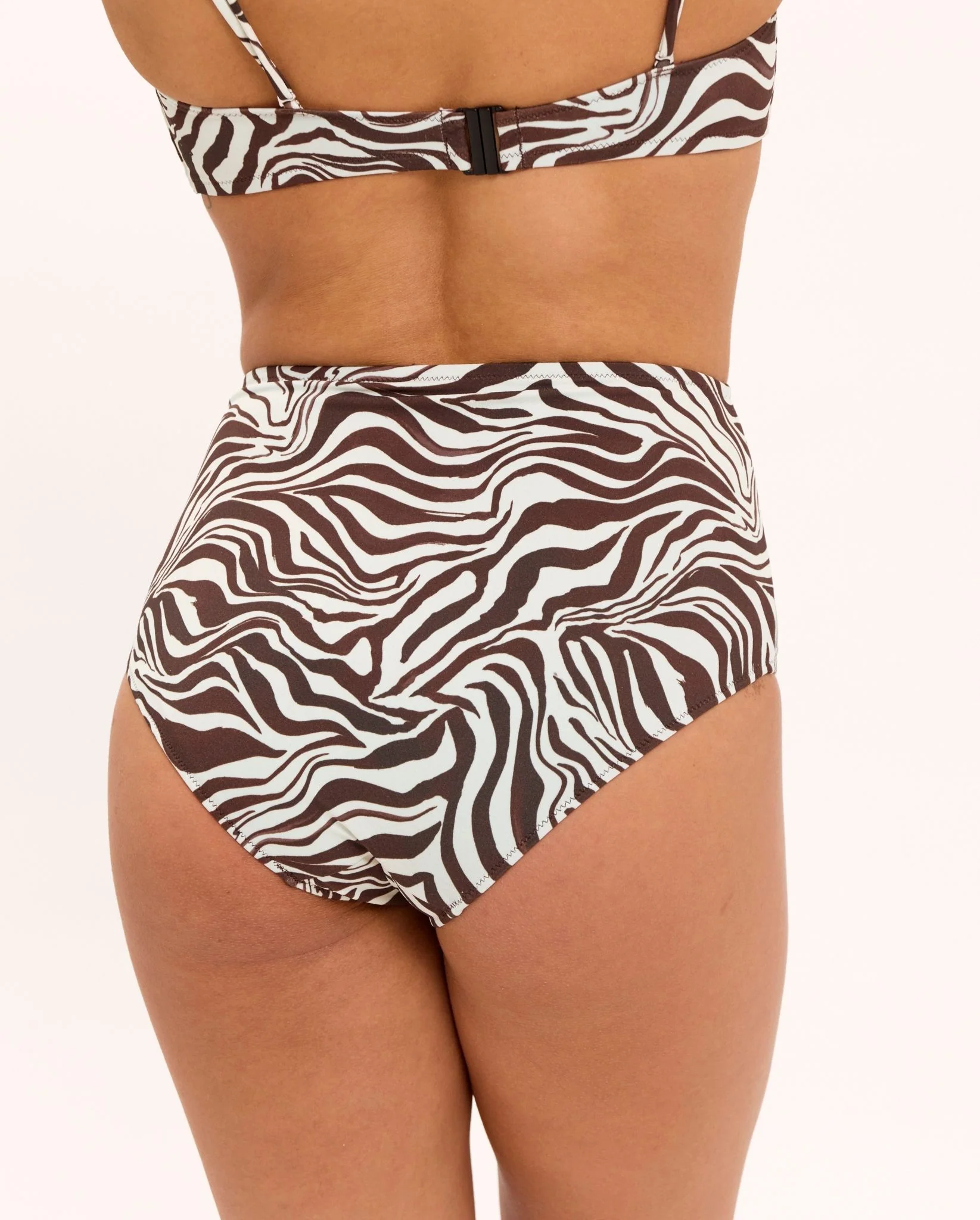 Highwaist Bikini Briefs Zebra - Image 8