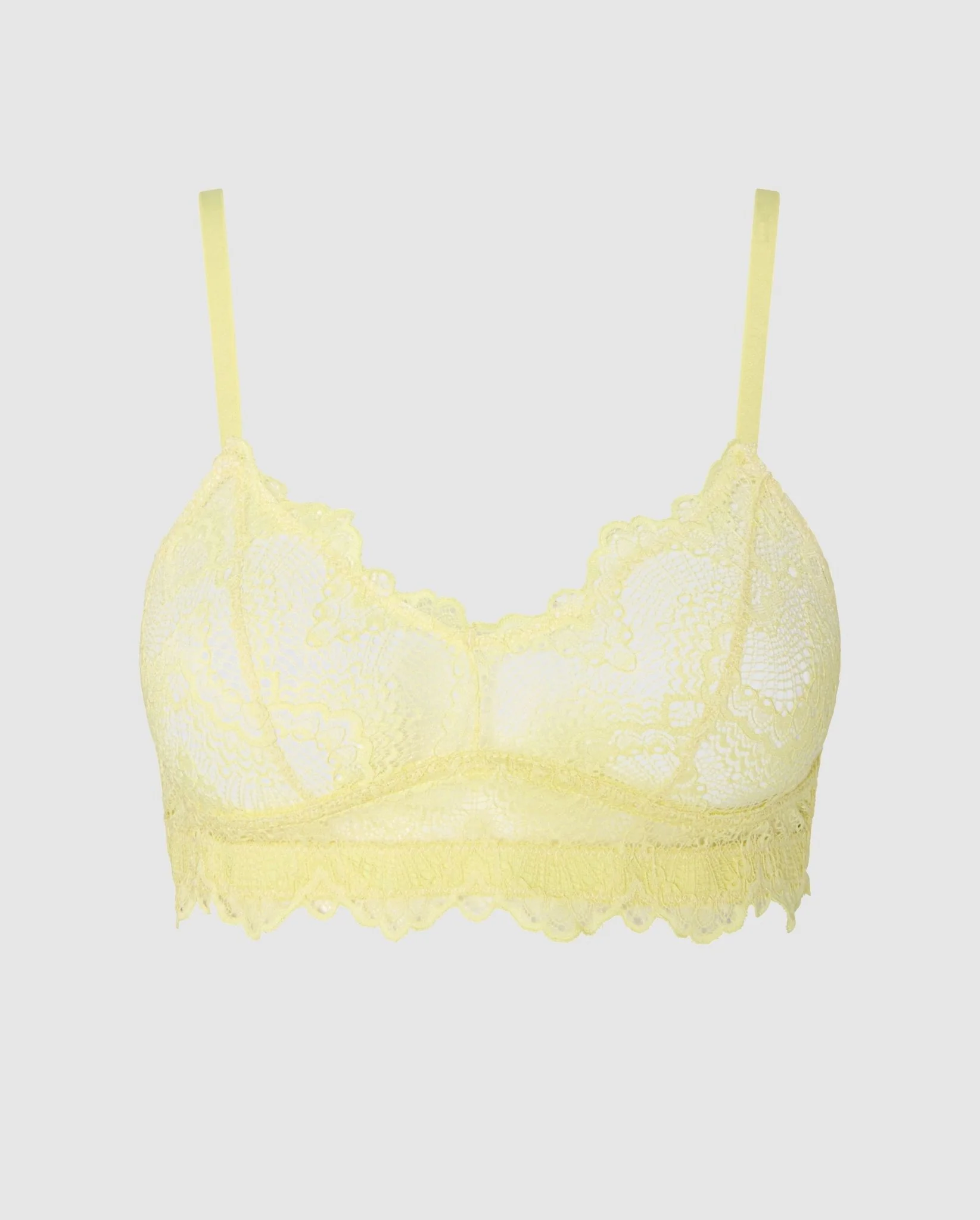 Lace Balconette Light Yellow - Image 2