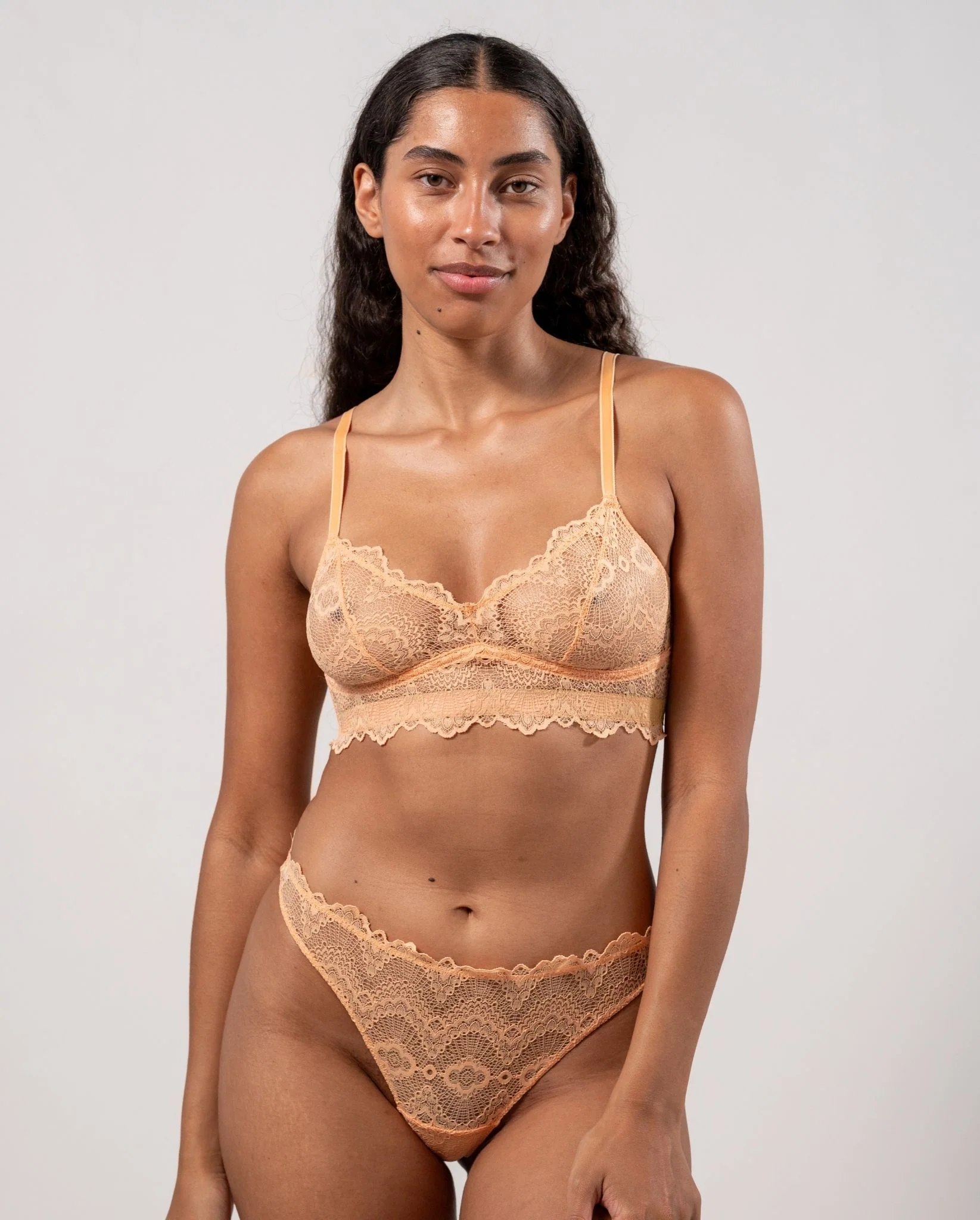 Lace Balconette Peach - Image 8