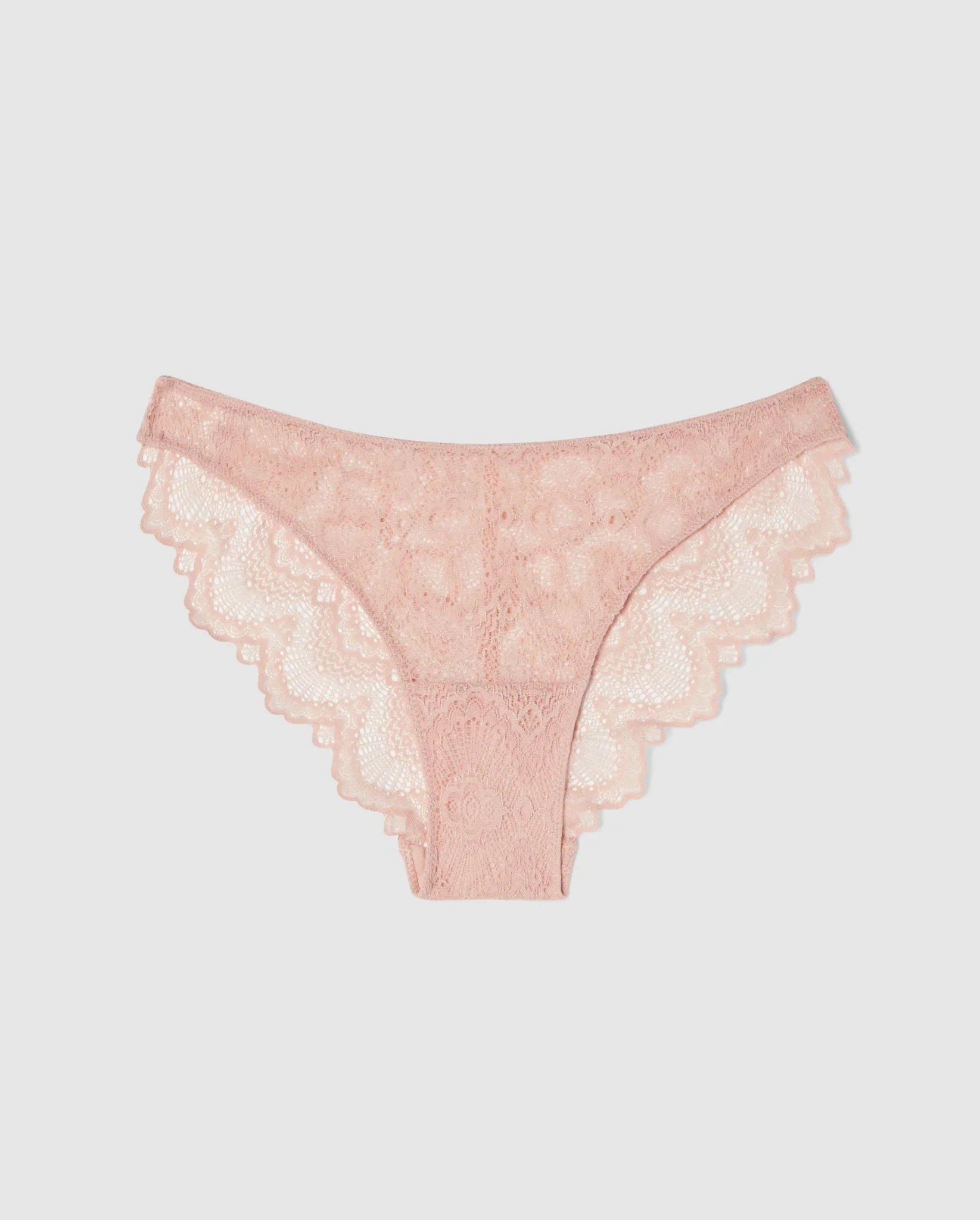 Lace Bikini Briefs Nude - Image 2