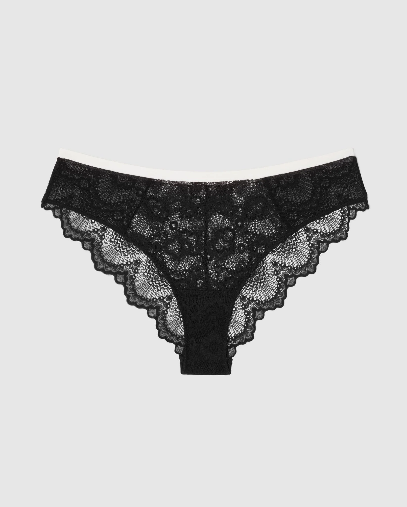 Lace Cheeky Black/White - Image 2