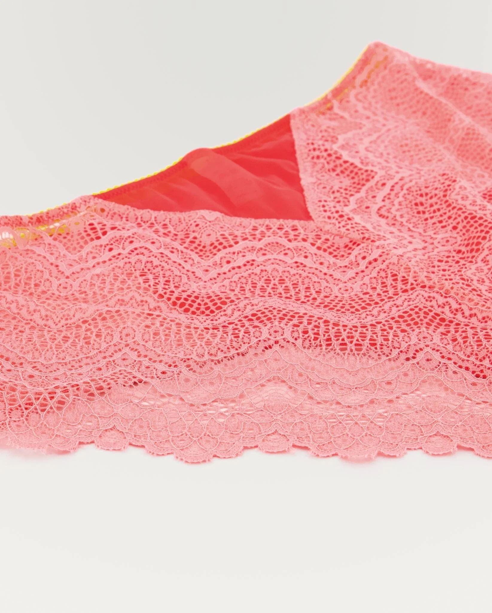 Lace Highwaist Briefs Coral - Image 11