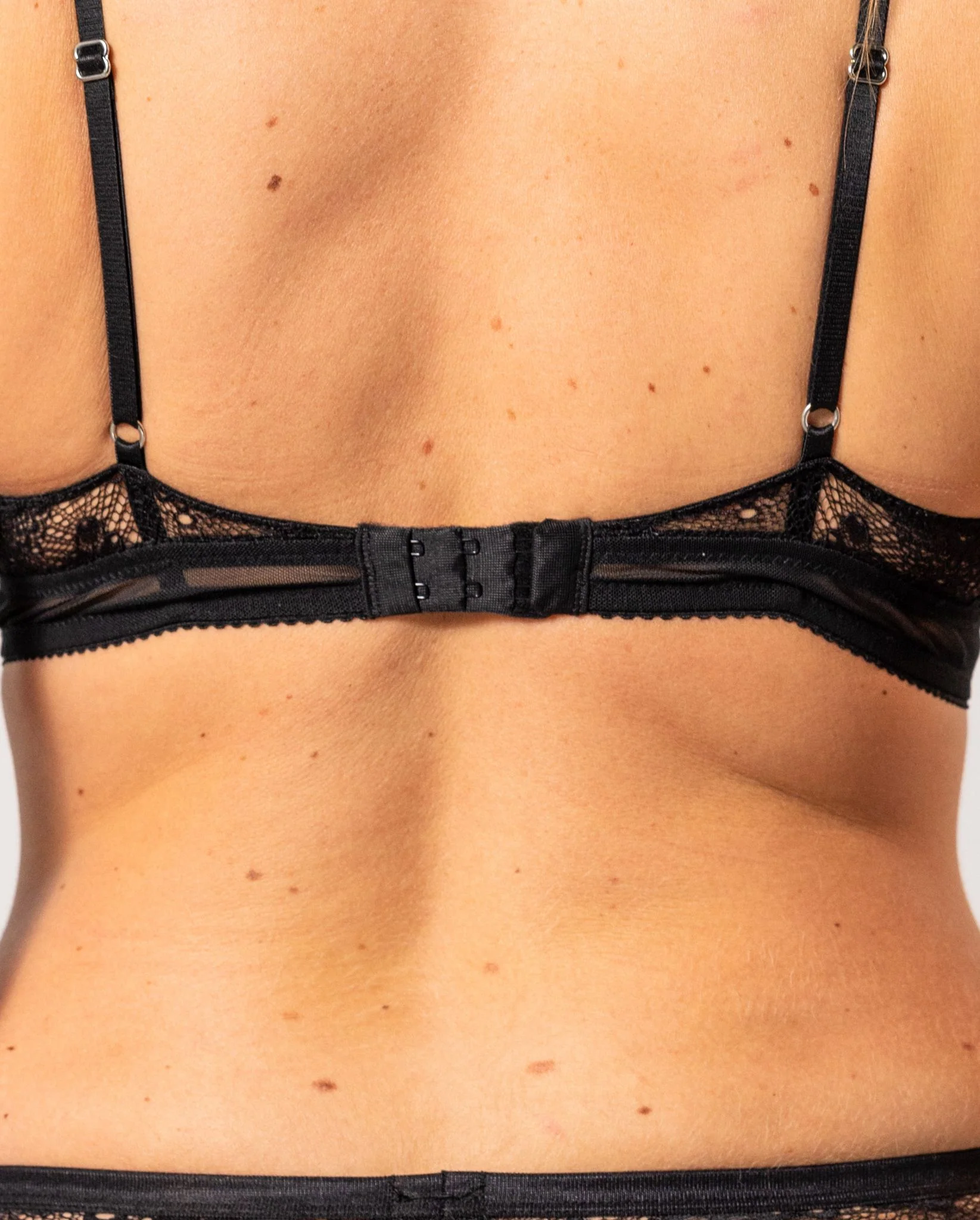 Lace Plunge Bralette Black - Image 12