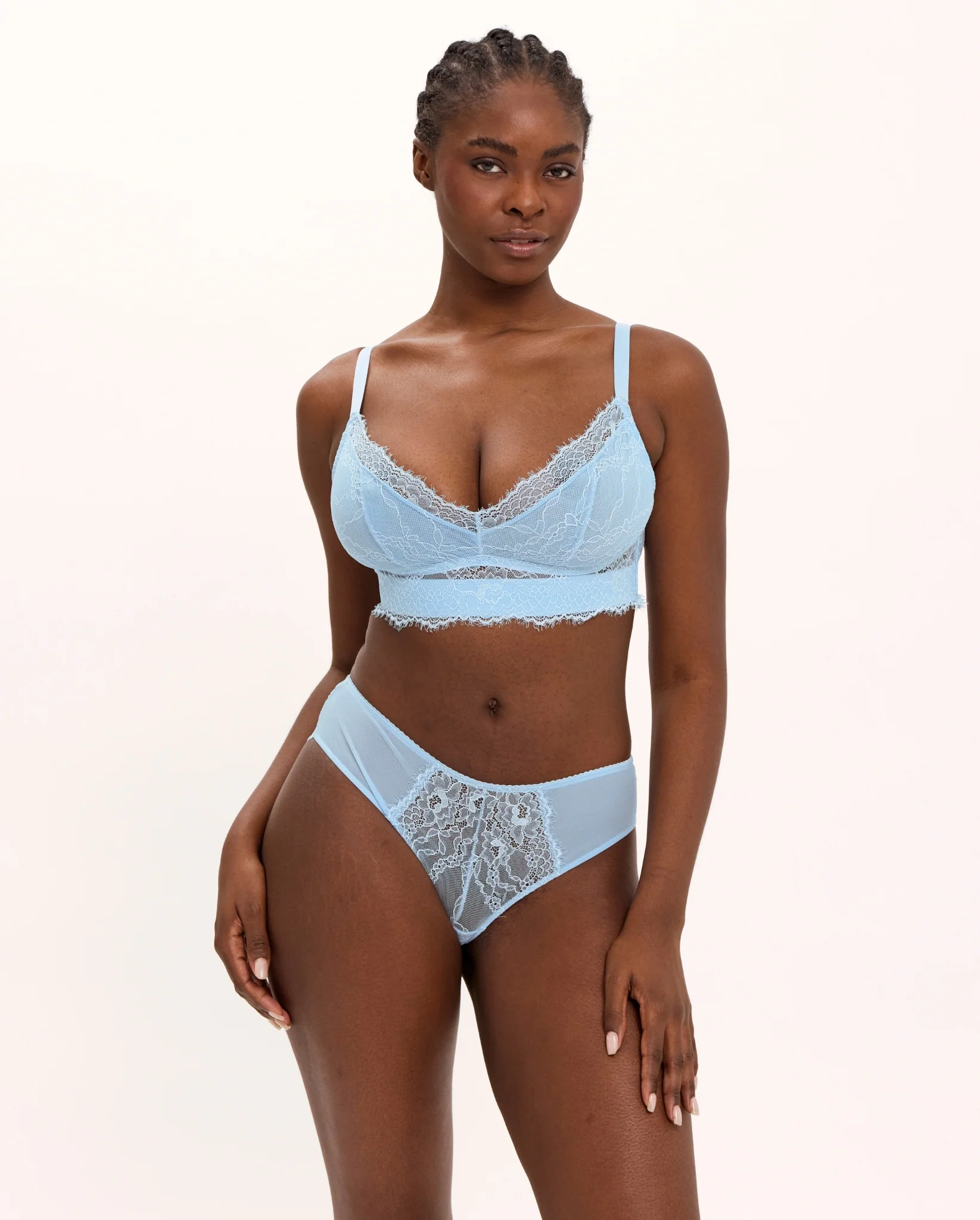 Lace Support+ Bra Sky - Image 4