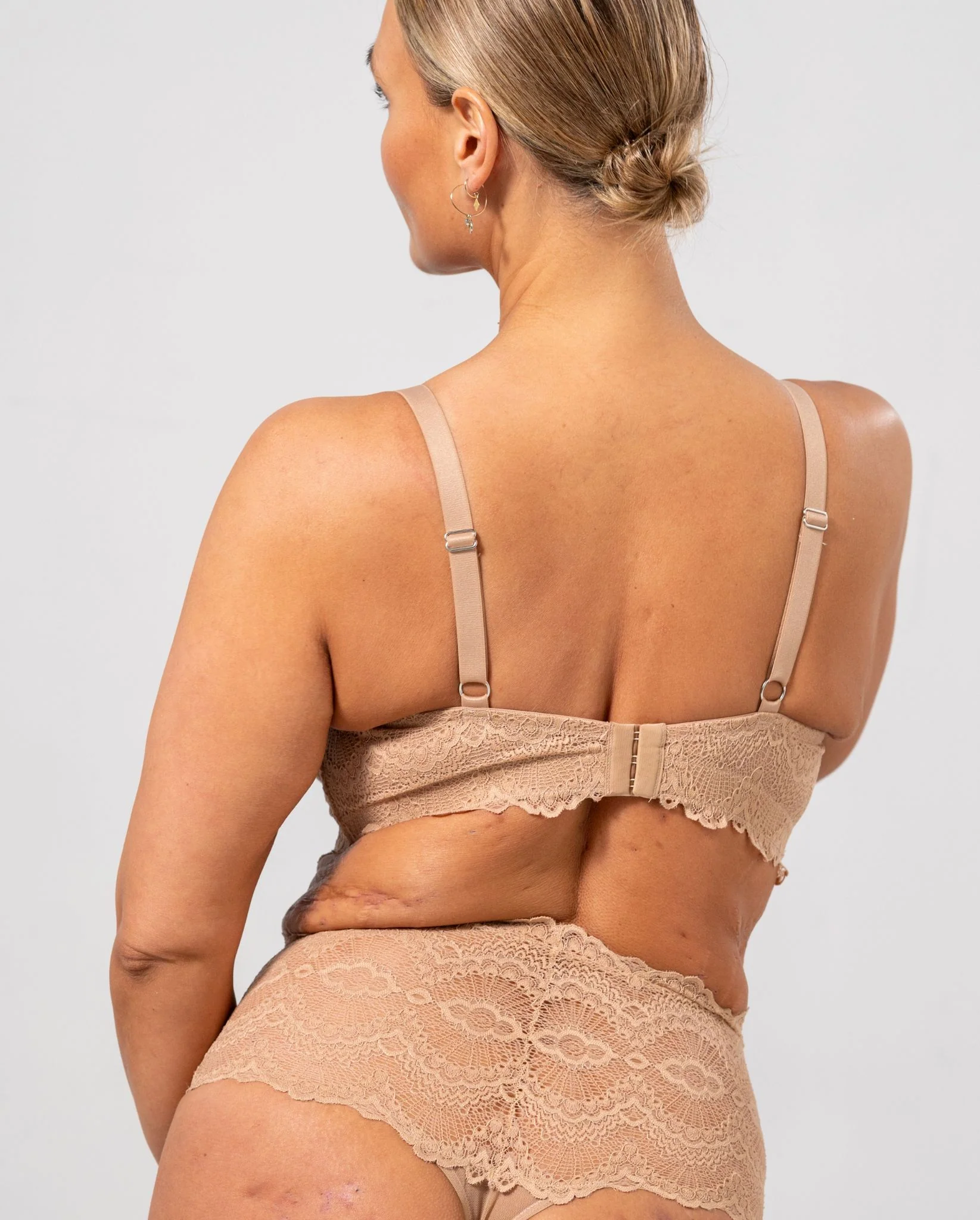 Lace Support+ Bra Warm Nude - Image 4