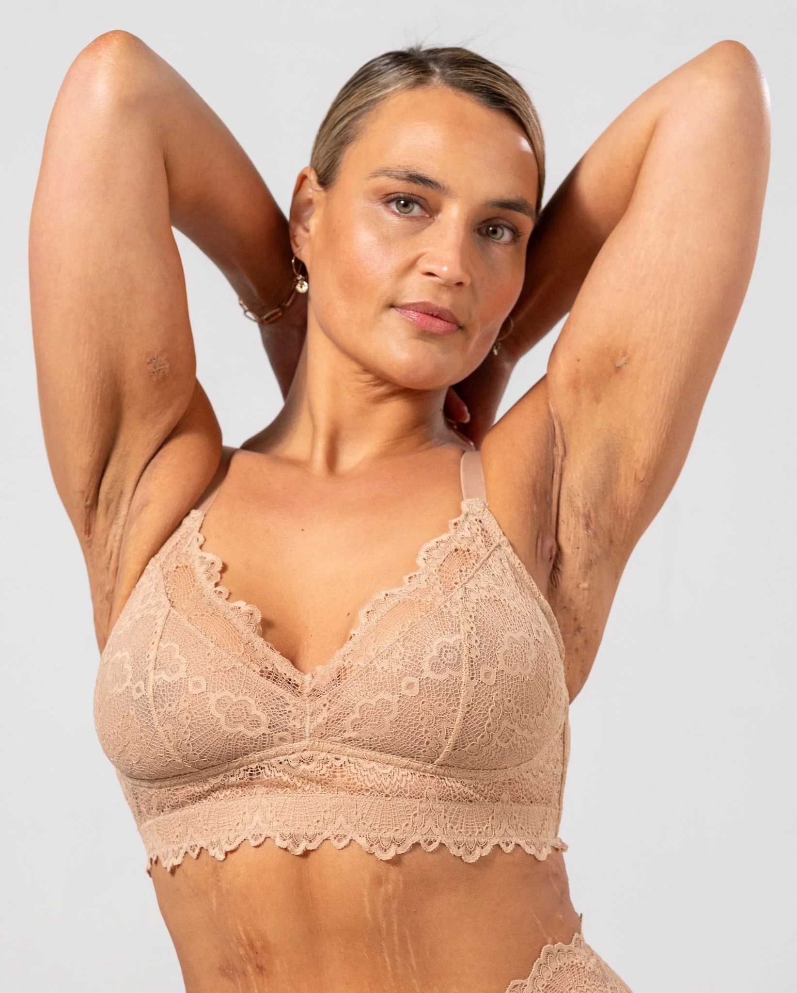 Lace Support+ Bra Warm Nude - Image 5