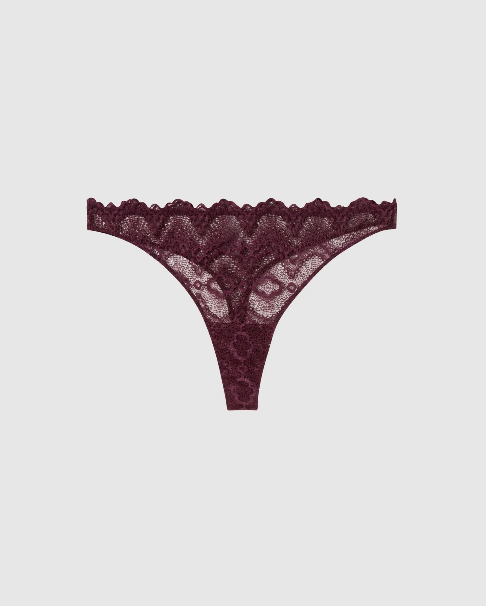 Lace Thong Cherry - Image 2