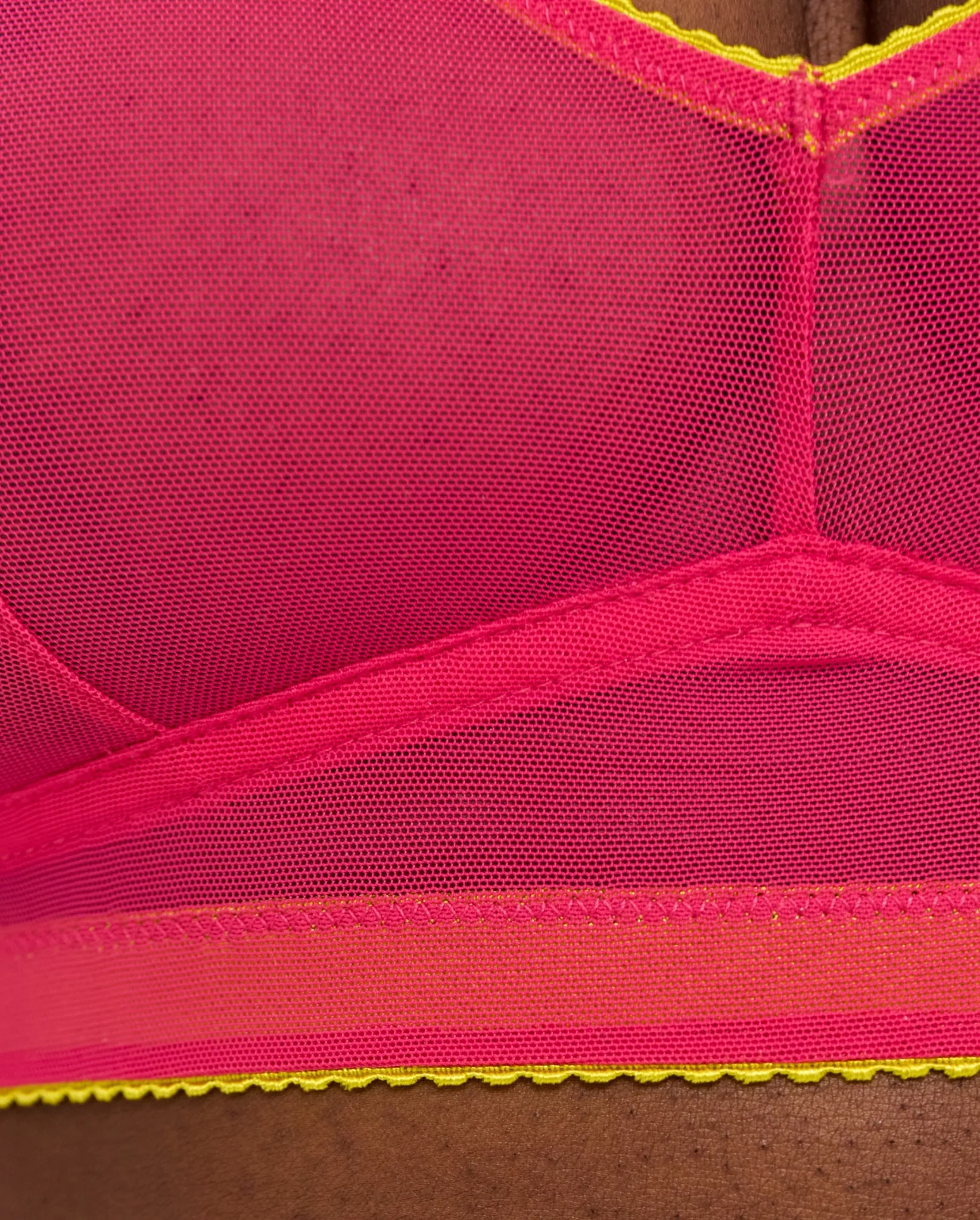 Mesh Balconette Fuchsia - Image 7
