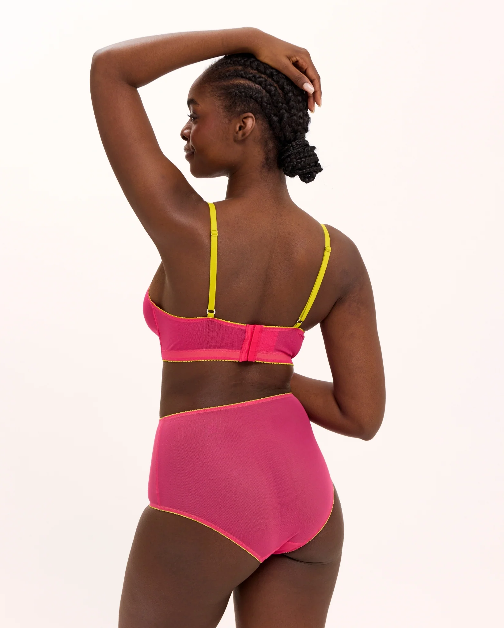 Mesh Balconette Fuchsia - Image 9