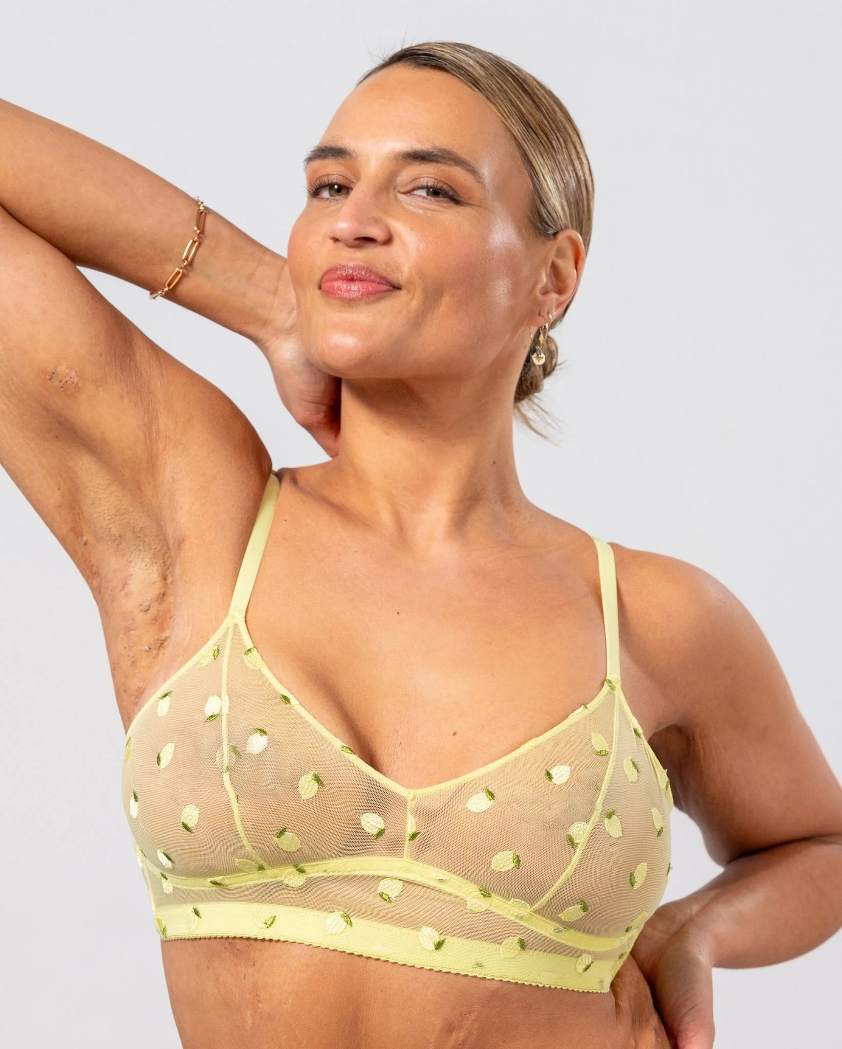 Mesh Balconette Light Yellow
