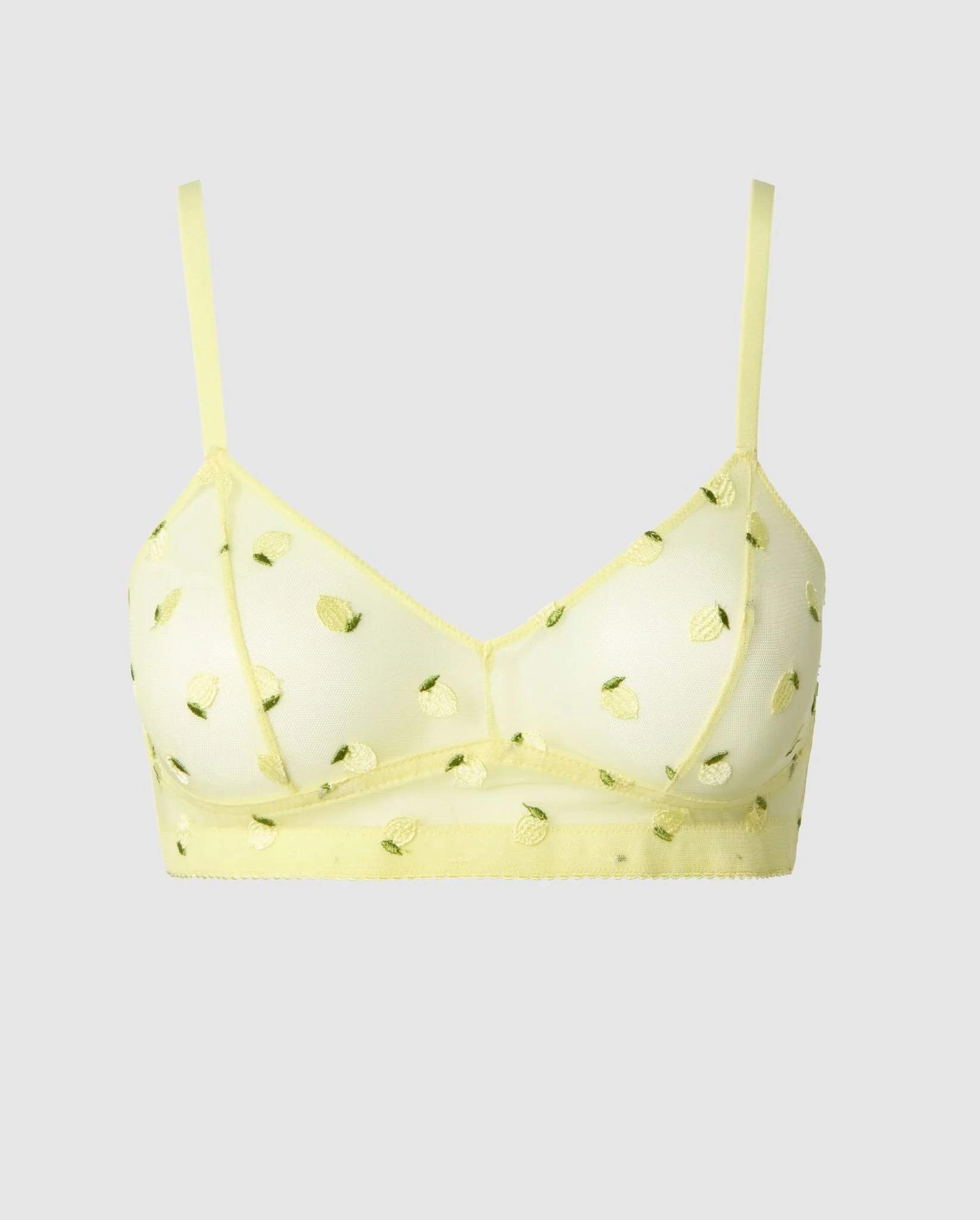 Mesh Balconette Light Yellow - Image 2