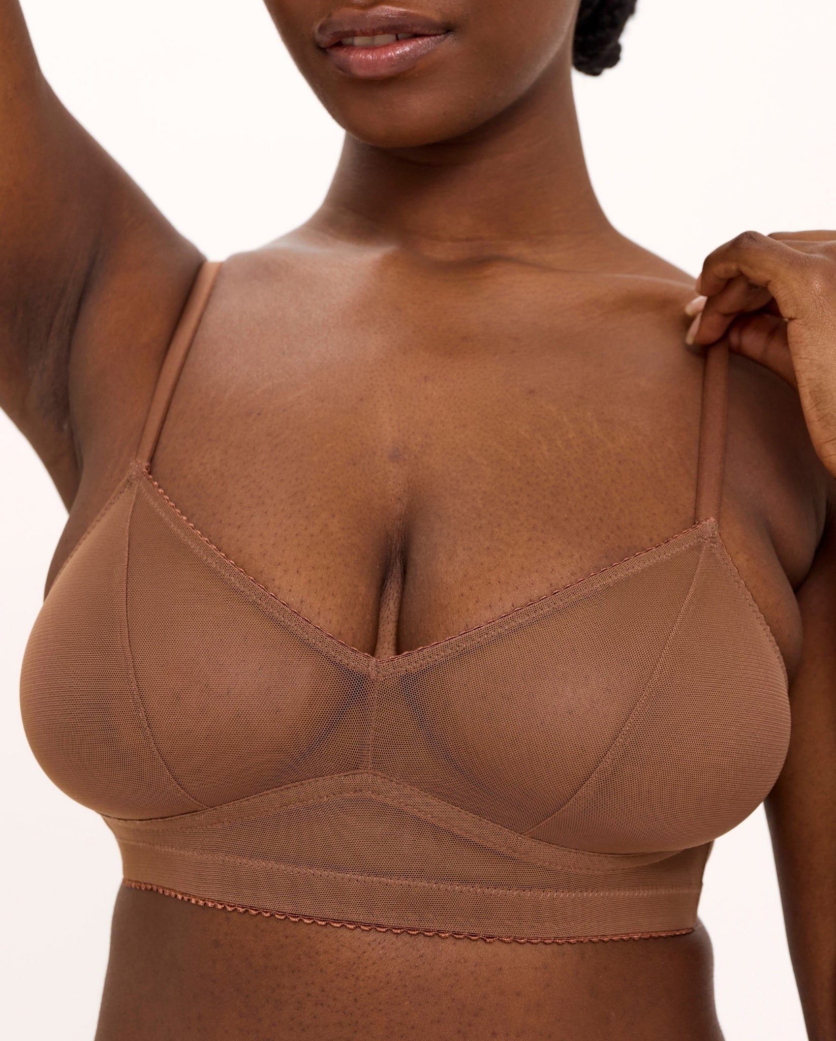 Mesh Balconette Mocha