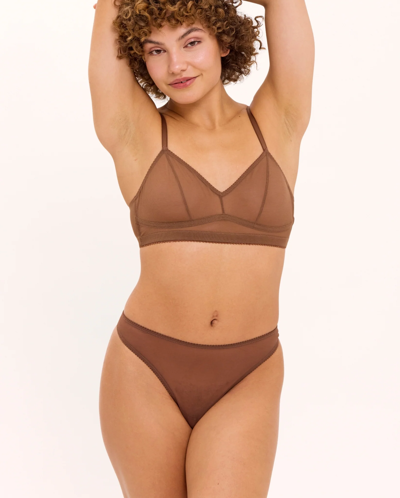 Mesh Balconette Mocha - Image 7