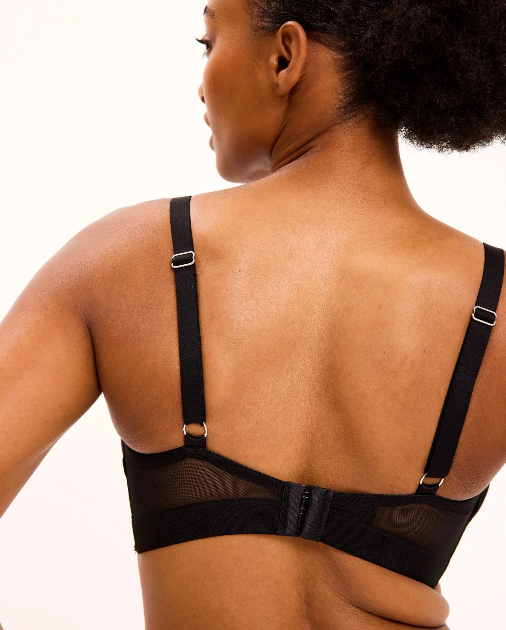 Mesh Support Bra Black - Image 7