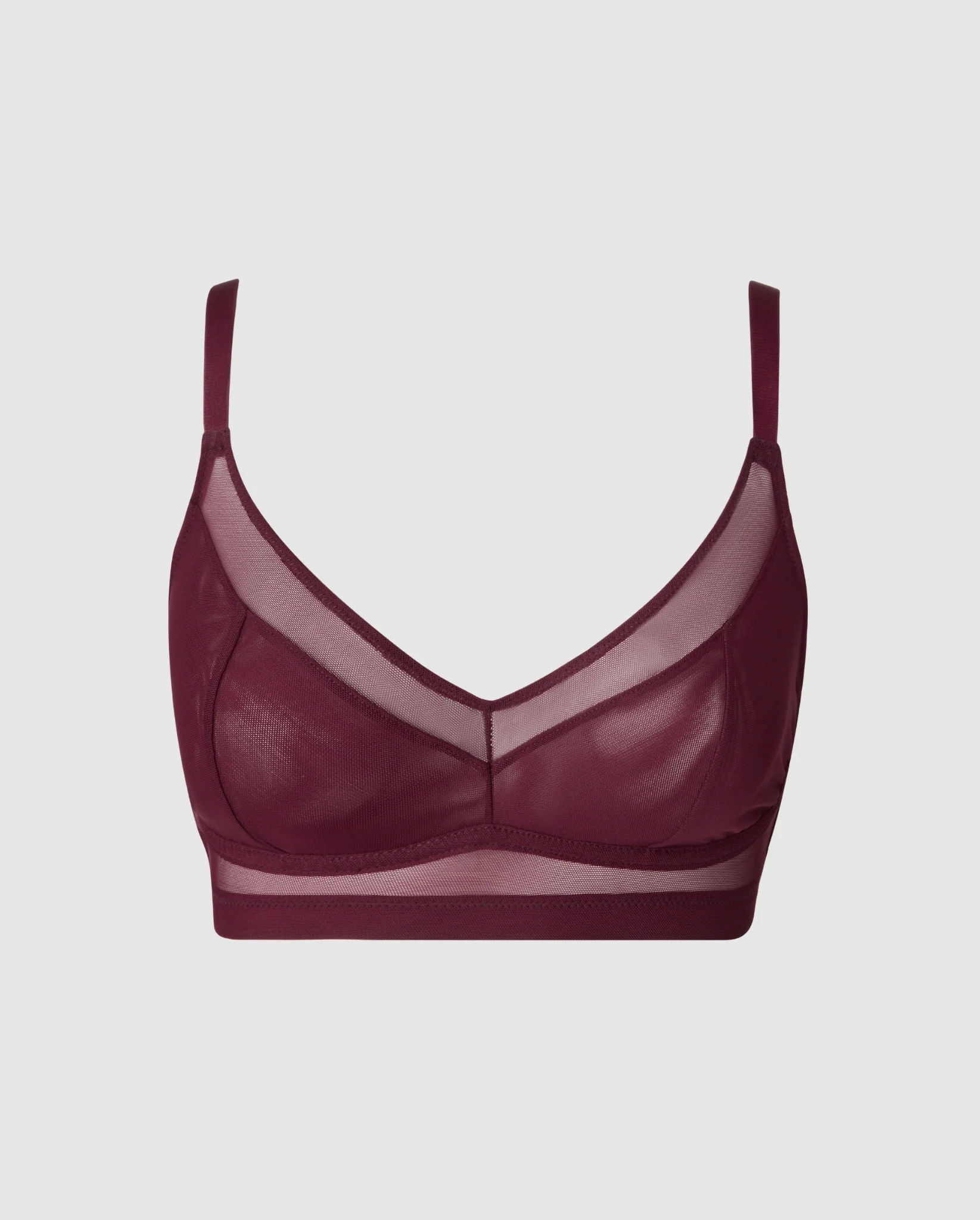Mesh Support+ Bra Cherry - Image 2