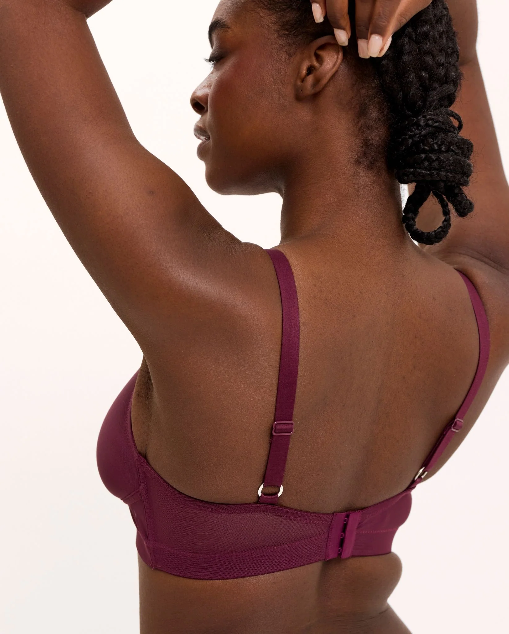 Mesh Support+ Bra Cherry - Image 5