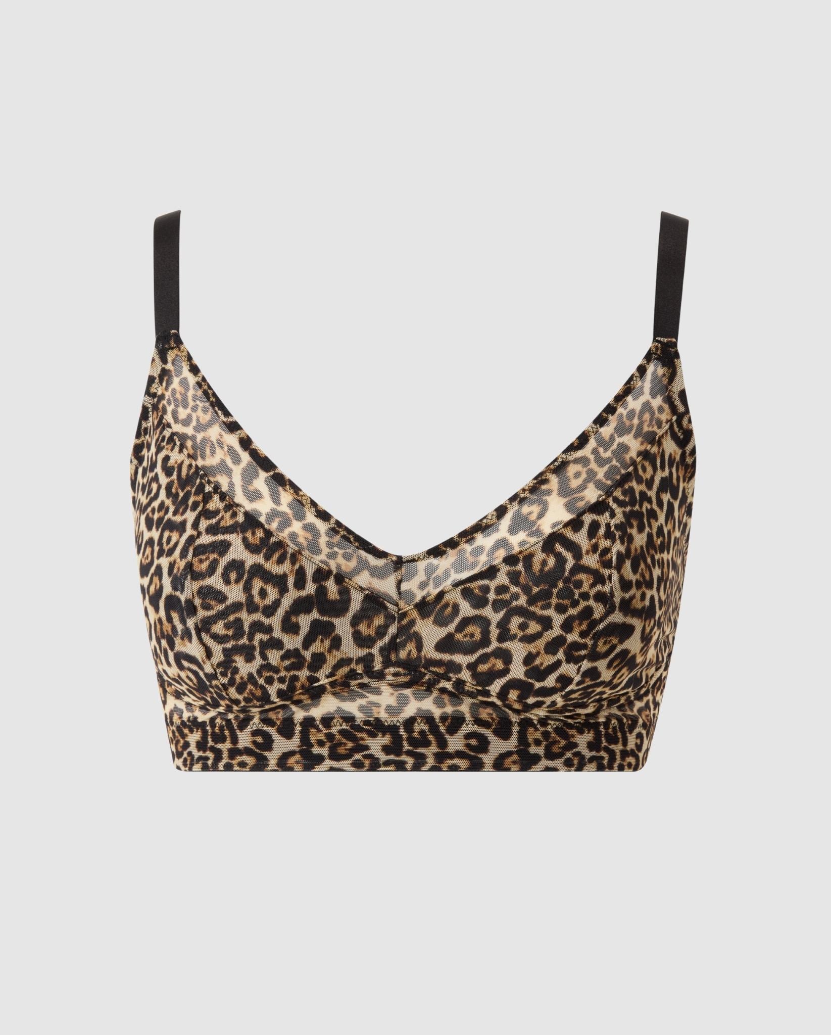 Mesh Support+ Bra Leopard - Image 2