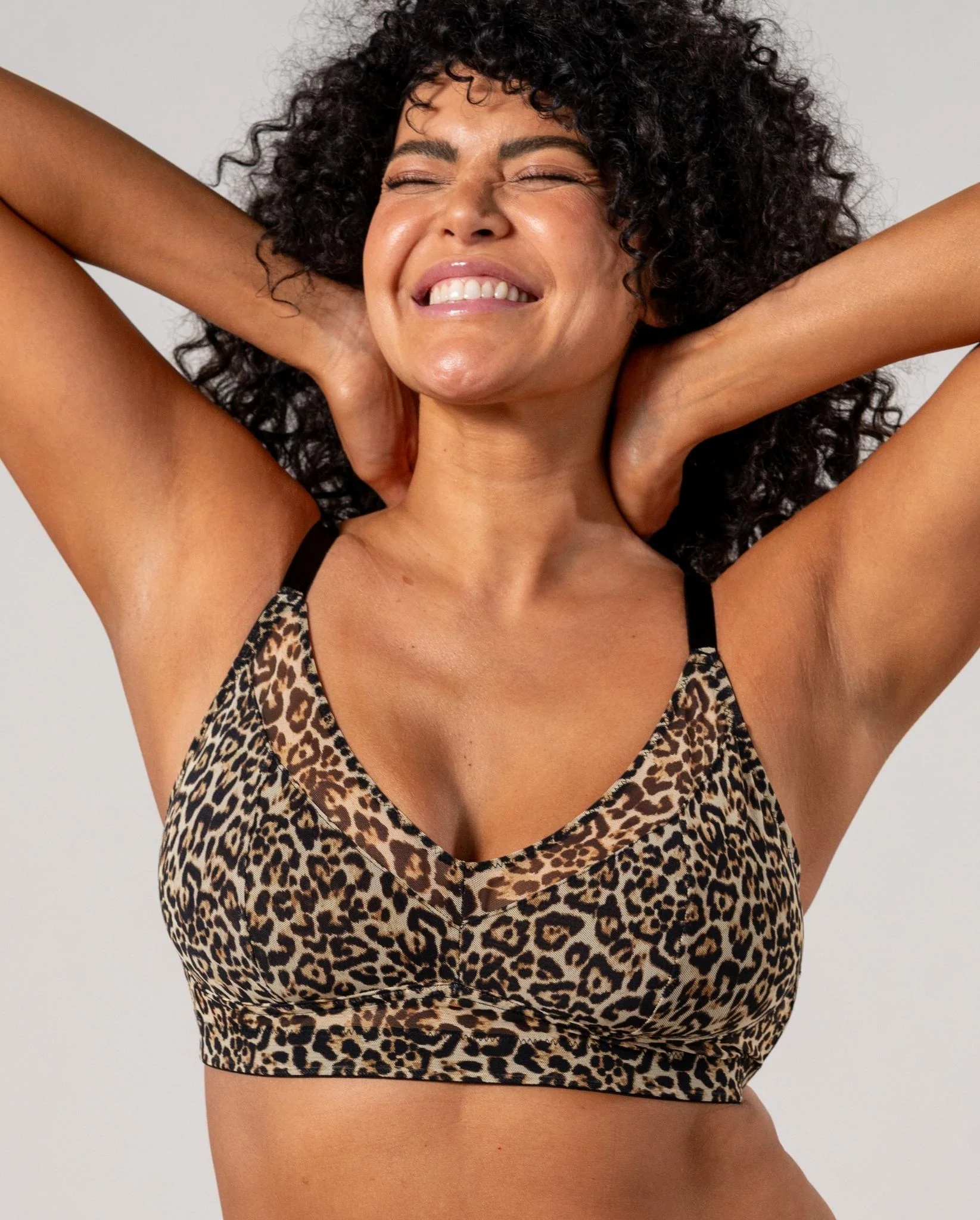 Mesh Support+ Bra Leopard - Image 8
