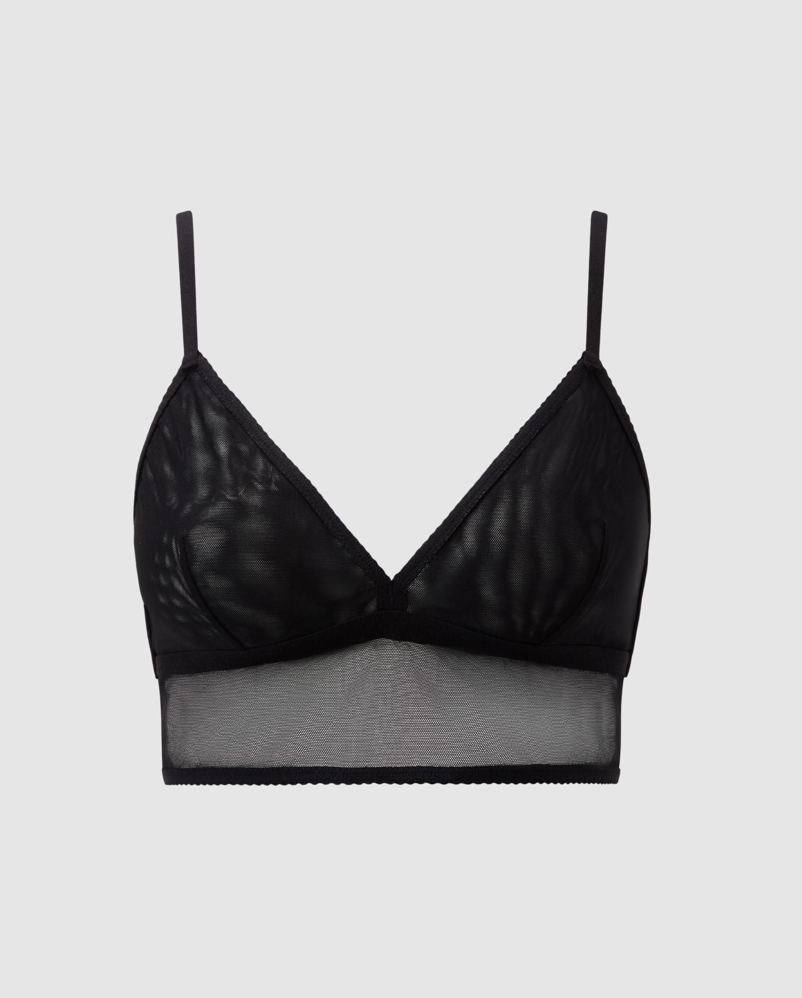 Mesh Triangle Top Black - Image 2