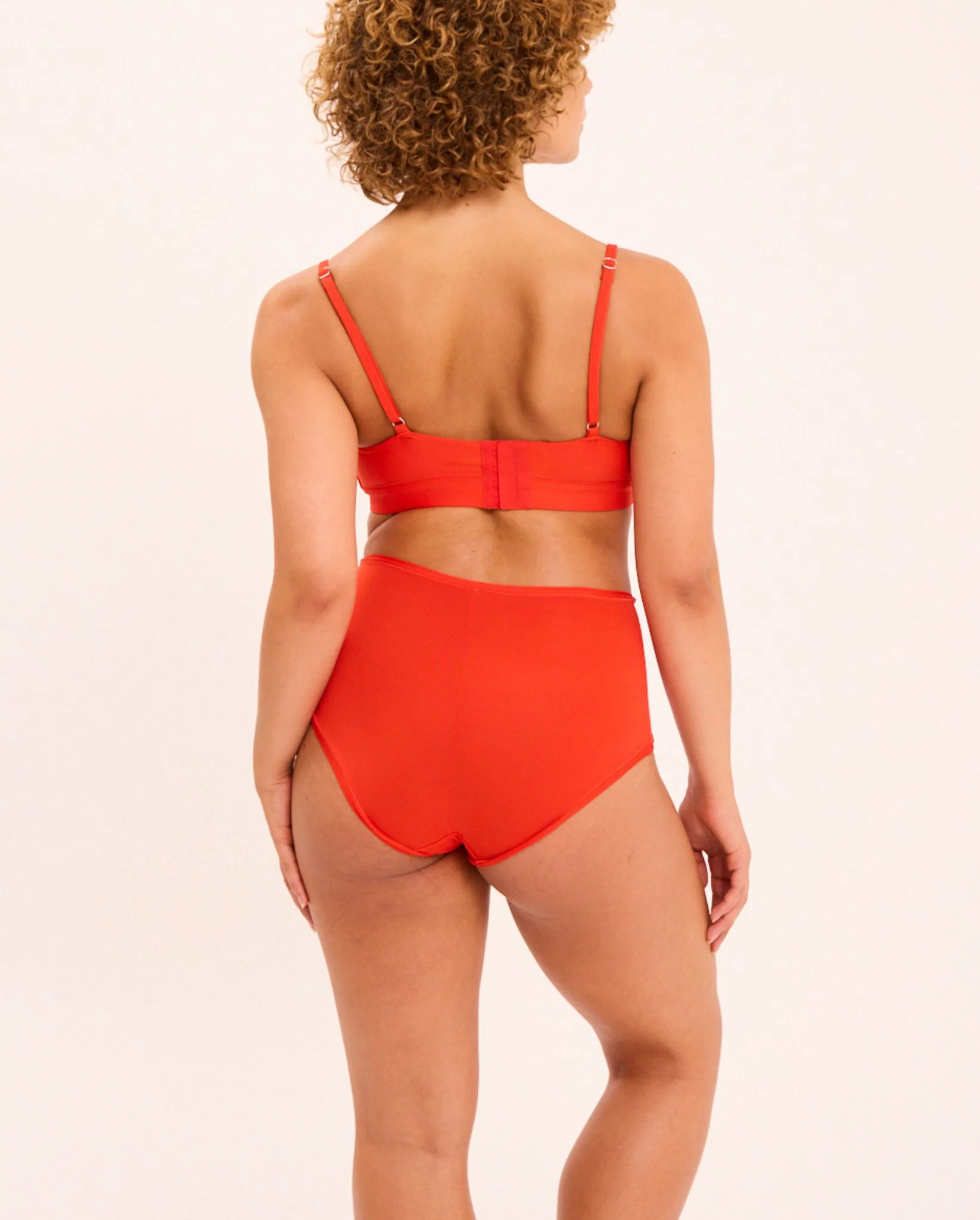 Micro Highwaist Maxi Briefs Fiery Red - Image 7