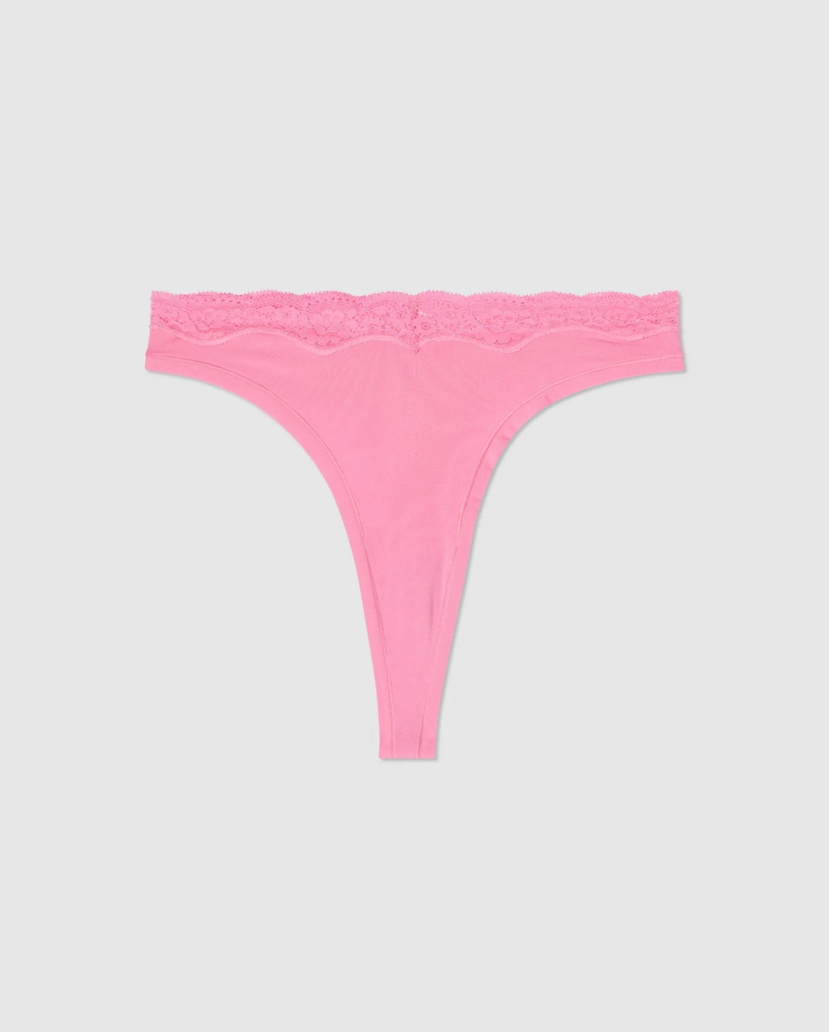 Micro Lace Thong Candy Pink - Image 2