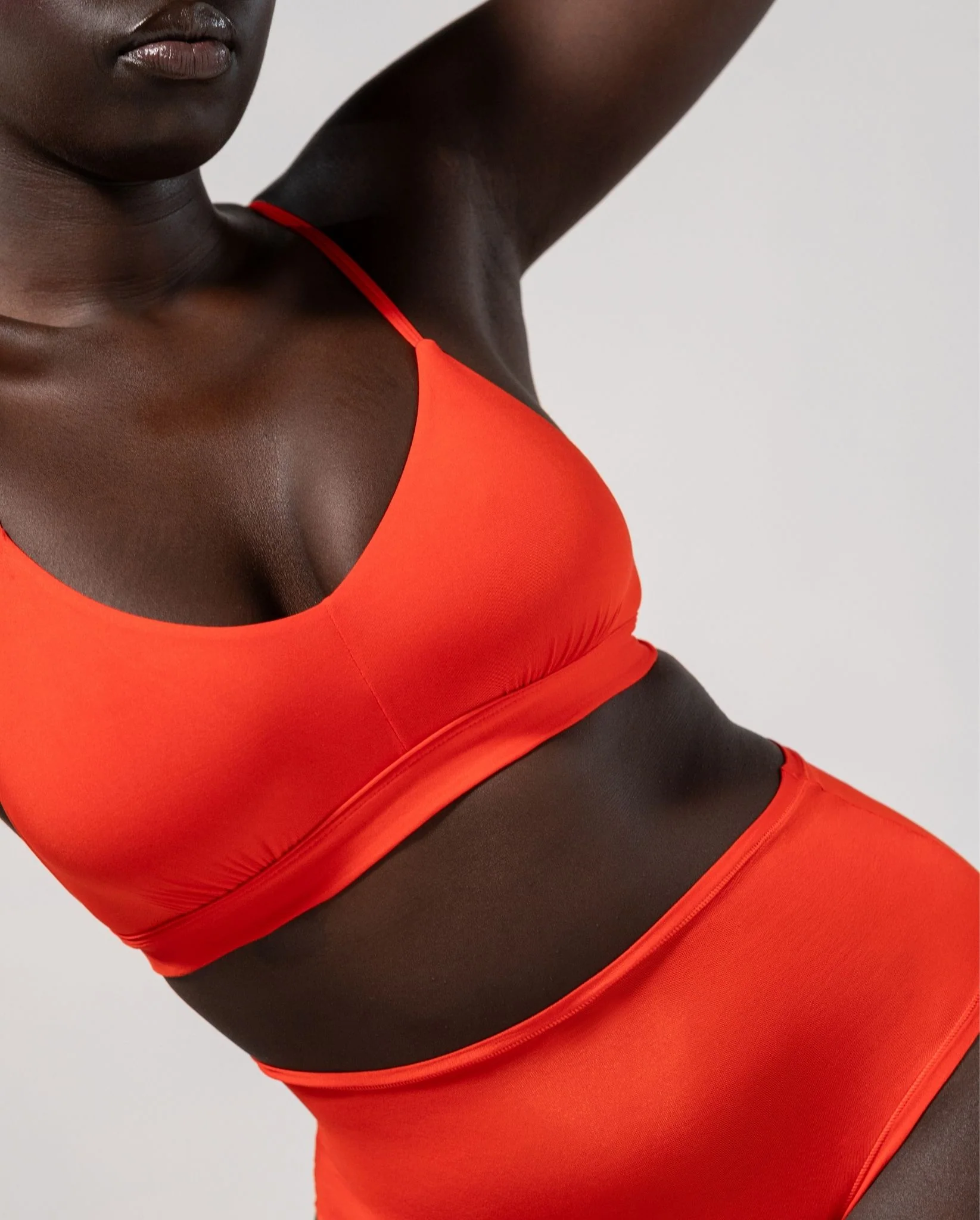 Micro Scoop Bralette Fiery Red - Image 7