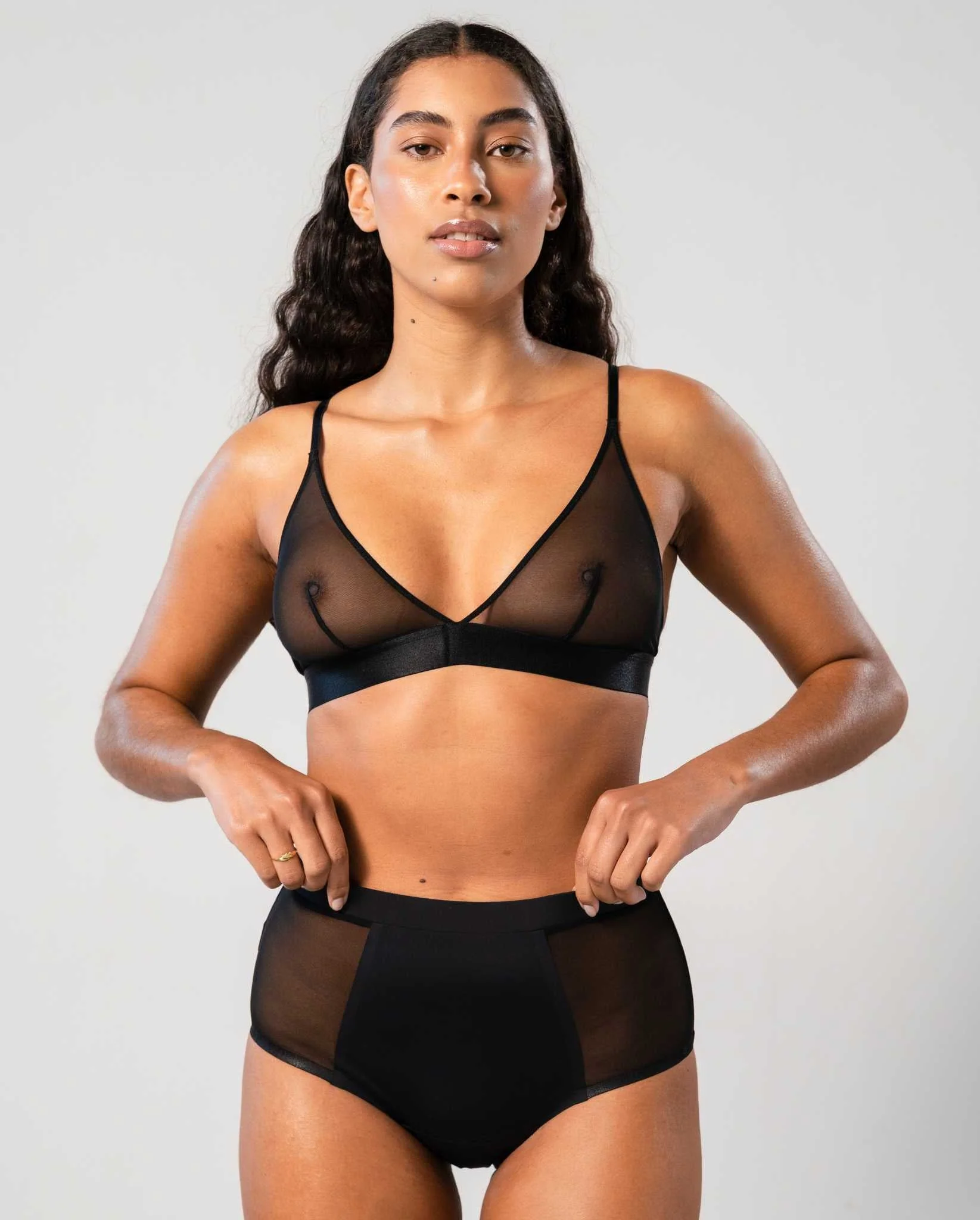 Micro Period Highwaist Briefs Black - Image 6