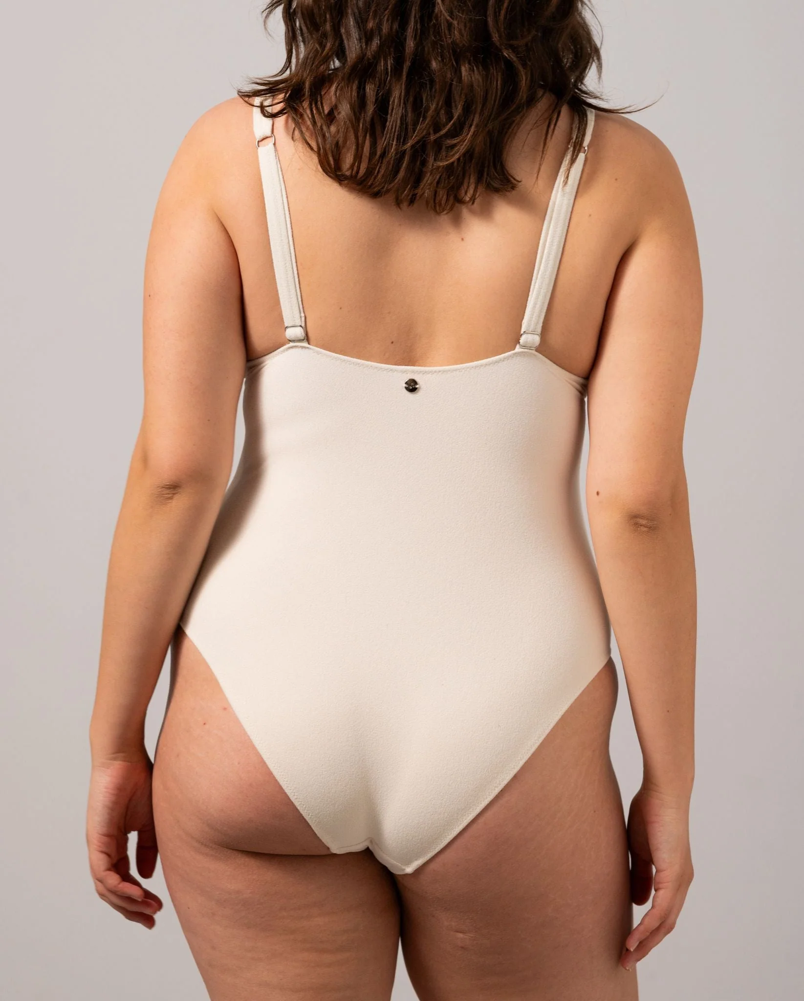 Plunge Swimsuit Cream - Image 10