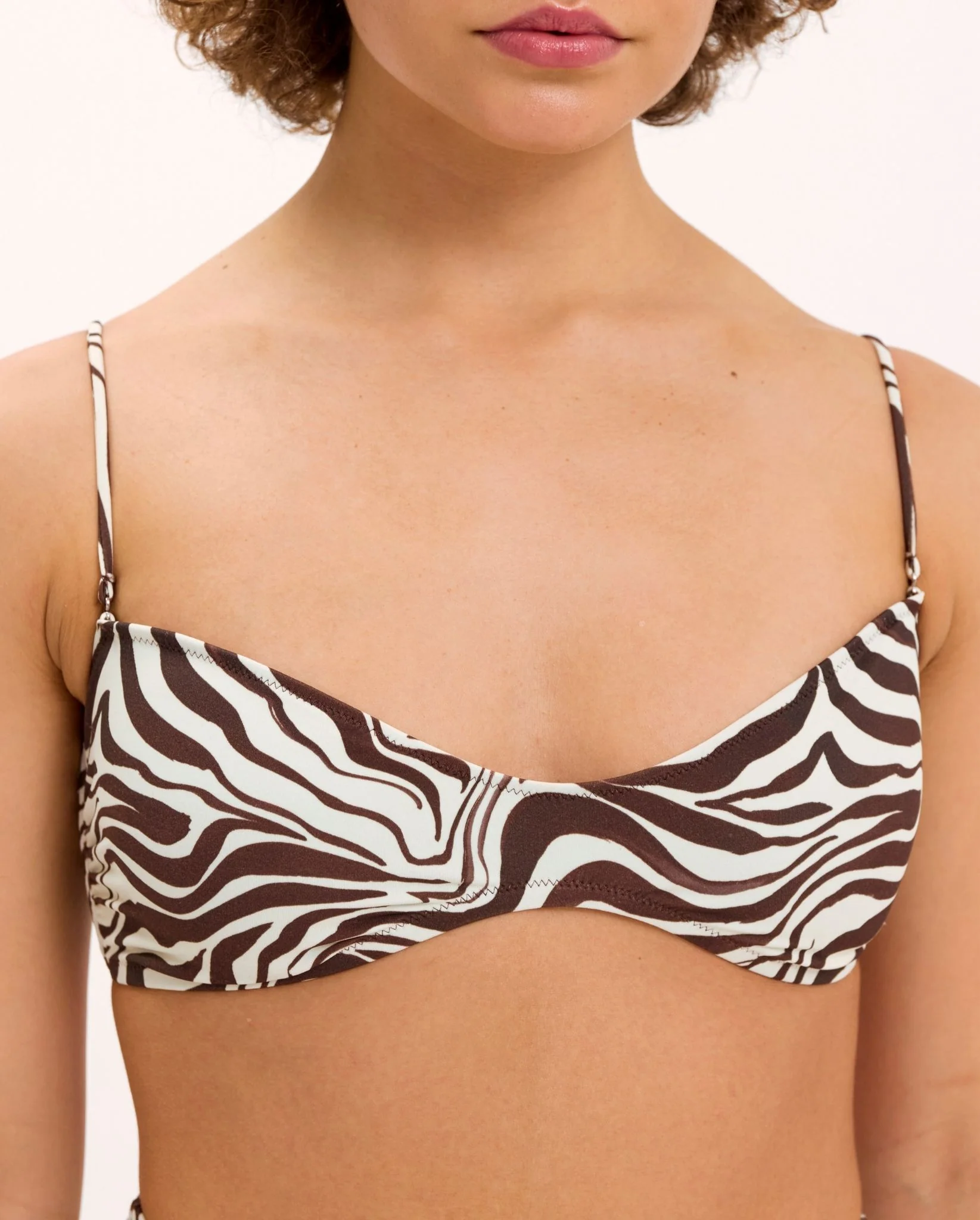 Shaped Bikini Top Zebra - Image 10