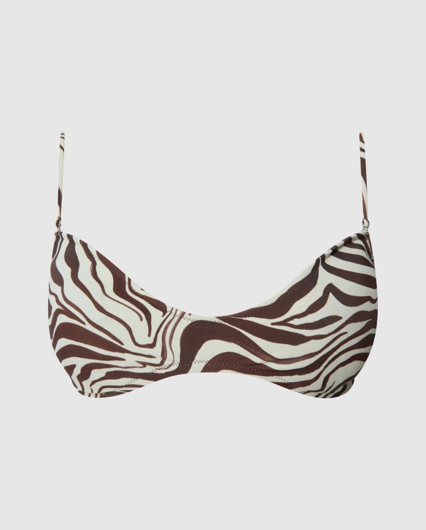 Shaped Bikini Top Zebra - Image 2